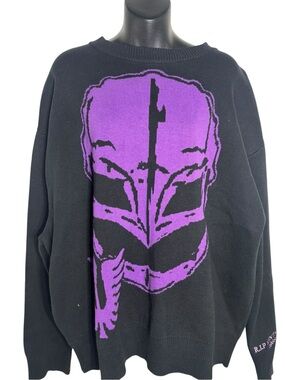 Sugoi clothing men’s large knit sweater kentaro Miura berserk knit